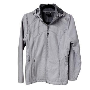 ZeroXposur Lillian Plus Lined soft Shell Jacket Grey Womens Size Small